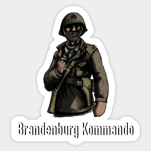 Brandenburg Kommando Sticker by heinavaara